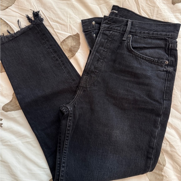 GRLFRND Karolina Washed Black Jeans - Picture 1 of 4
